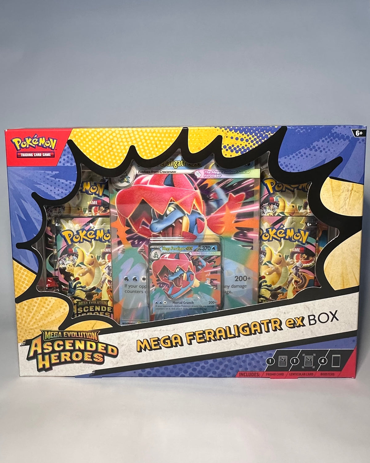 Pokemon Ascended Heroes Mega Feraligatr EX Box