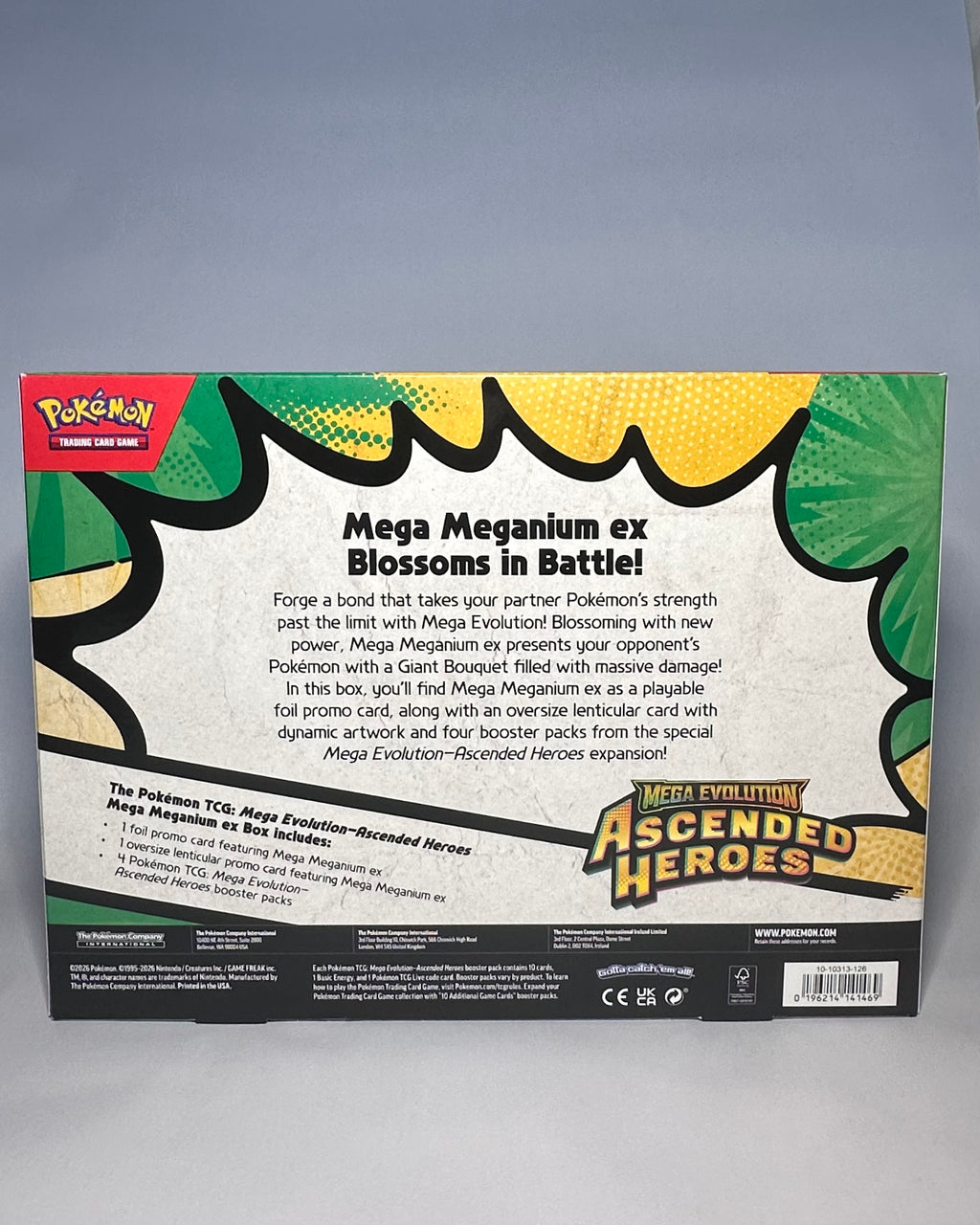 Ascended Heroes Mega Meganium EX Box