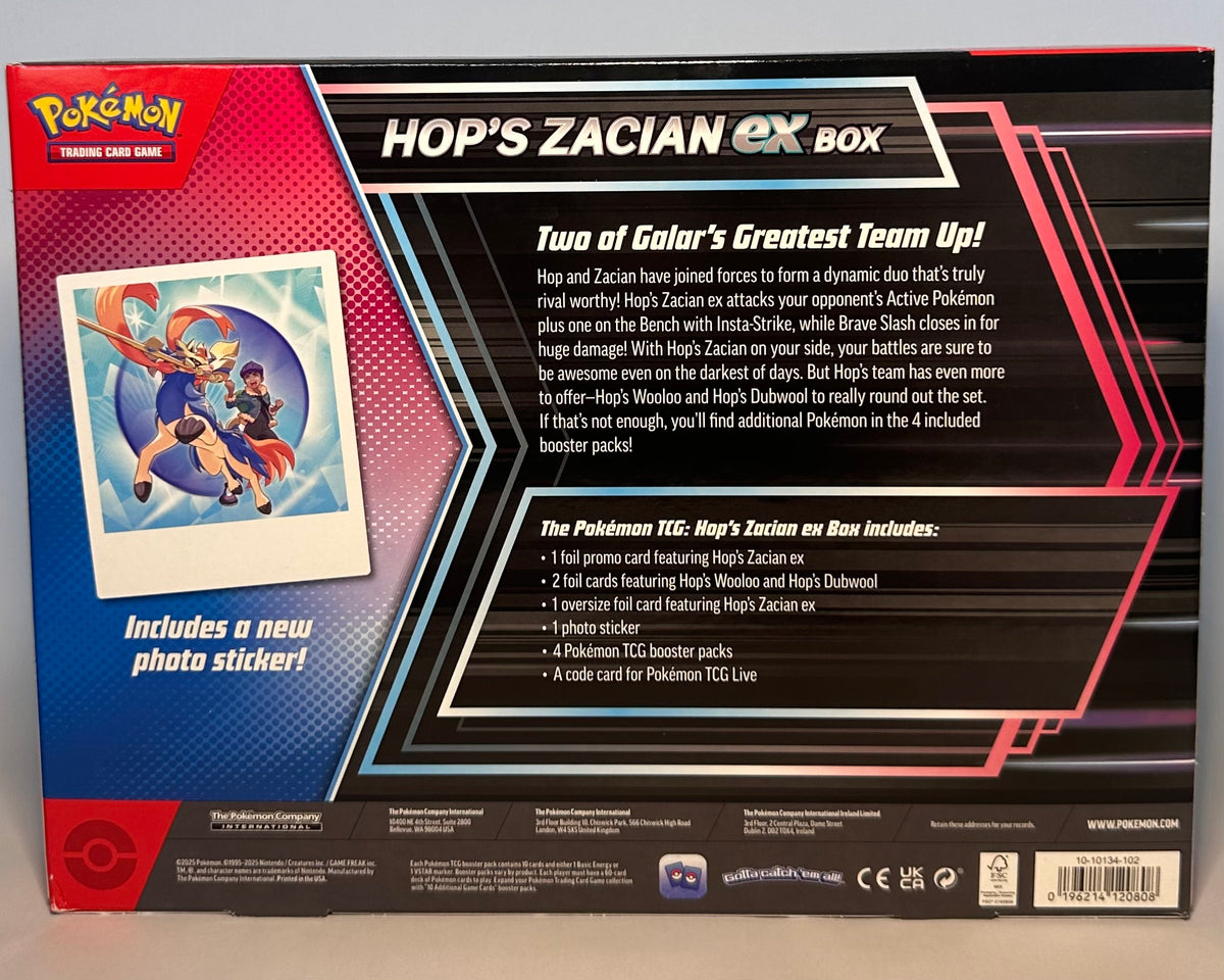 Hops Zacian EX Box