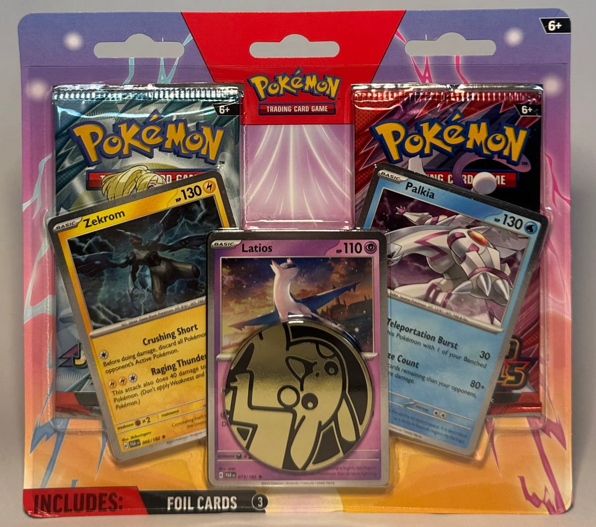 Latios, Zekrom, Palkia 2-Pack Blister Pack