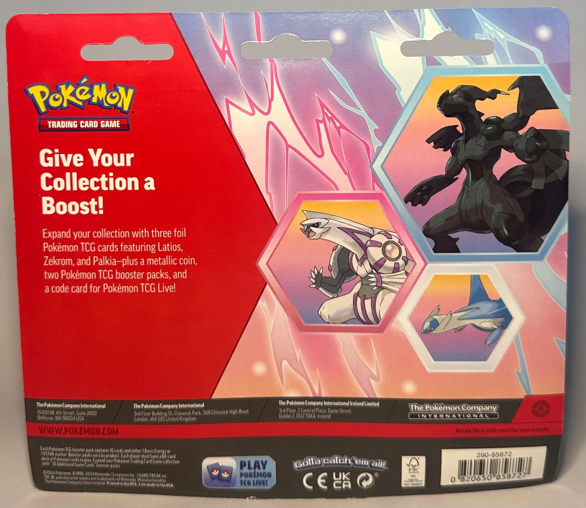 Latios, Zekrom, Palkia 2-Pack Blister Pack